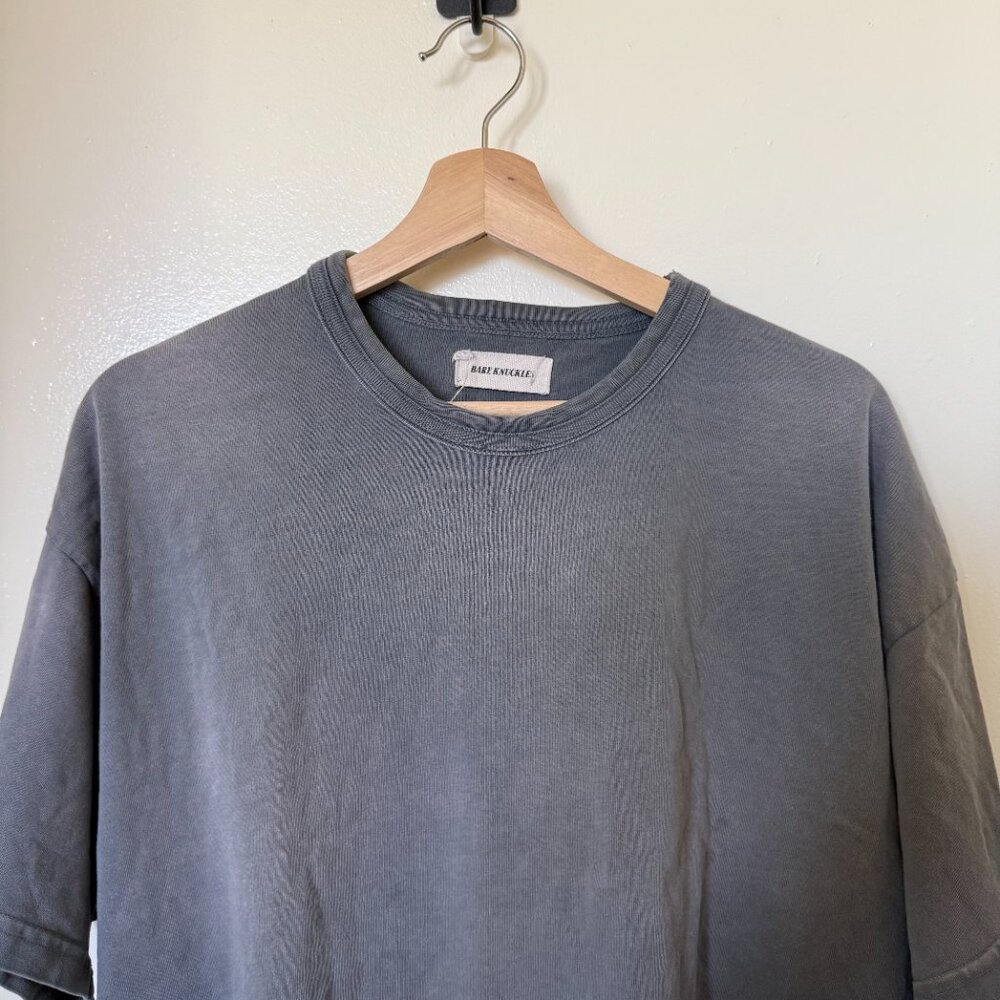 Bare Knuckles Gray Heavyweight Basic T-Shirt L - image 3